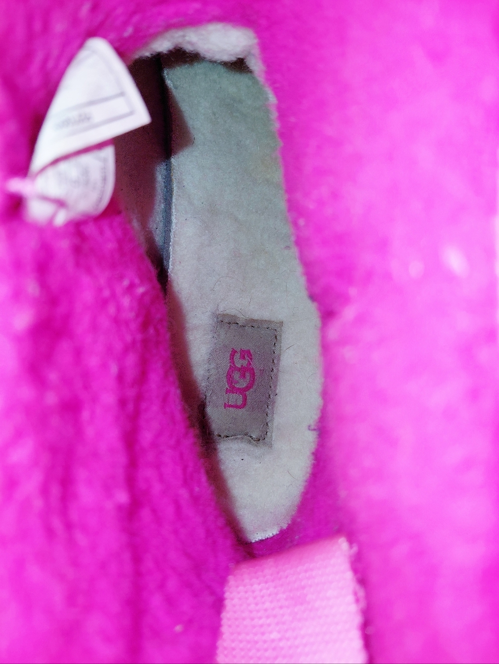 Ugg Clear Pink Boot Waterproof Size 10 - Picture 6 of 10